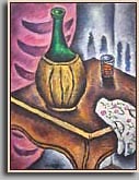 THE SHOT GLASS 2006 oil/canvas 24" x 18"